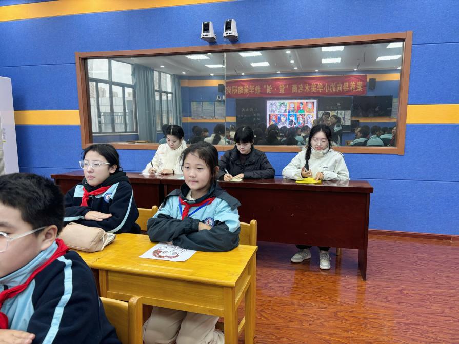 【正学丁三】以美育人，向美而行——丁家庄第三小学美术教研课侧记_html_m22a08f82.jpg