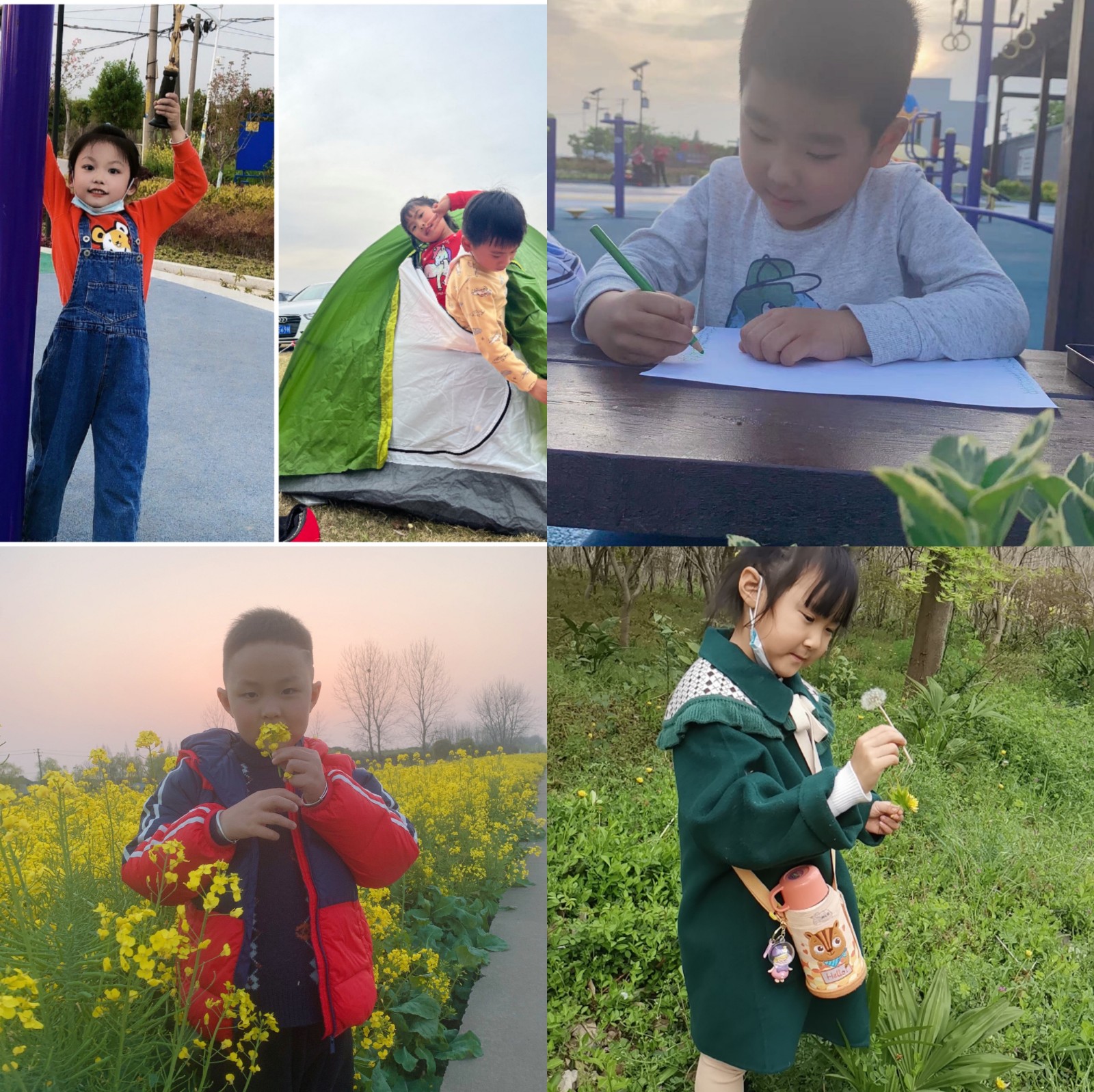 【乐活龙幼】春日远足正当时 ——记龙潭幼儿园靖安分园大班组社区活动