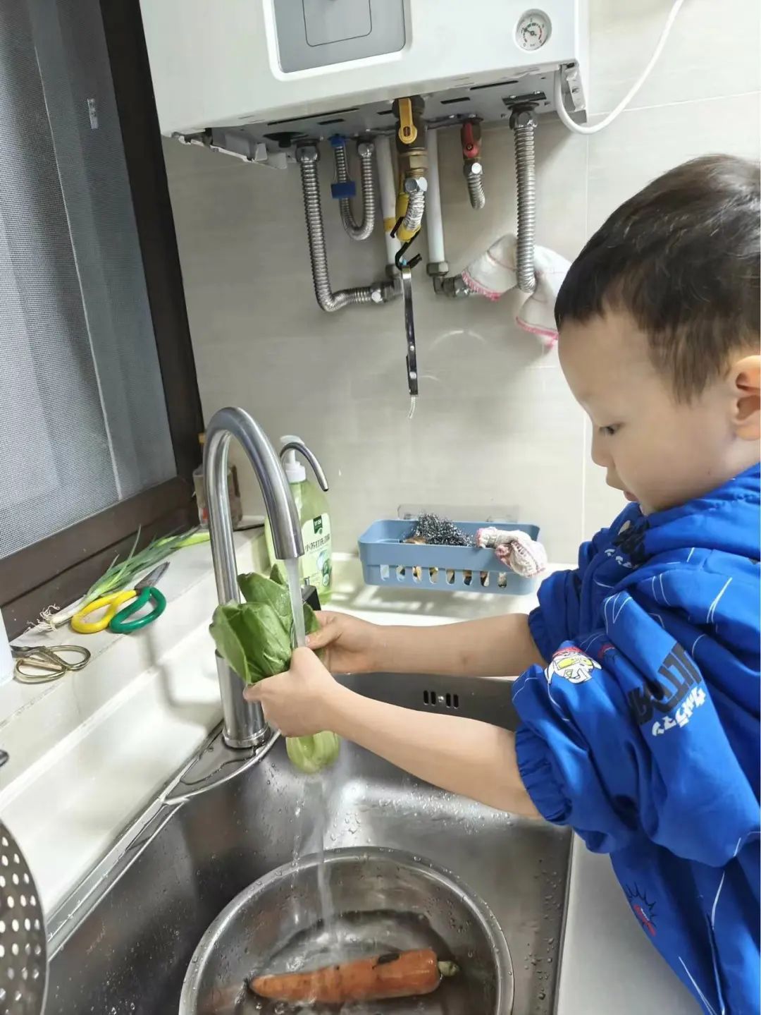【乐活龙幼•乐享童年】小脚丫走江边|萌娃"趣”买菜 悦享好“食”光——龙潭幼儿园龙岸分园社区实践活动