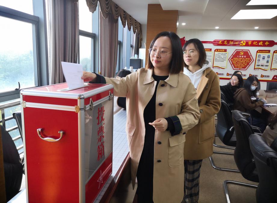 【丁香汉声&middot;党建】丁家庄小学党支部召开接收王静同志为中共预备党员大会_html_41a445d9.jpg