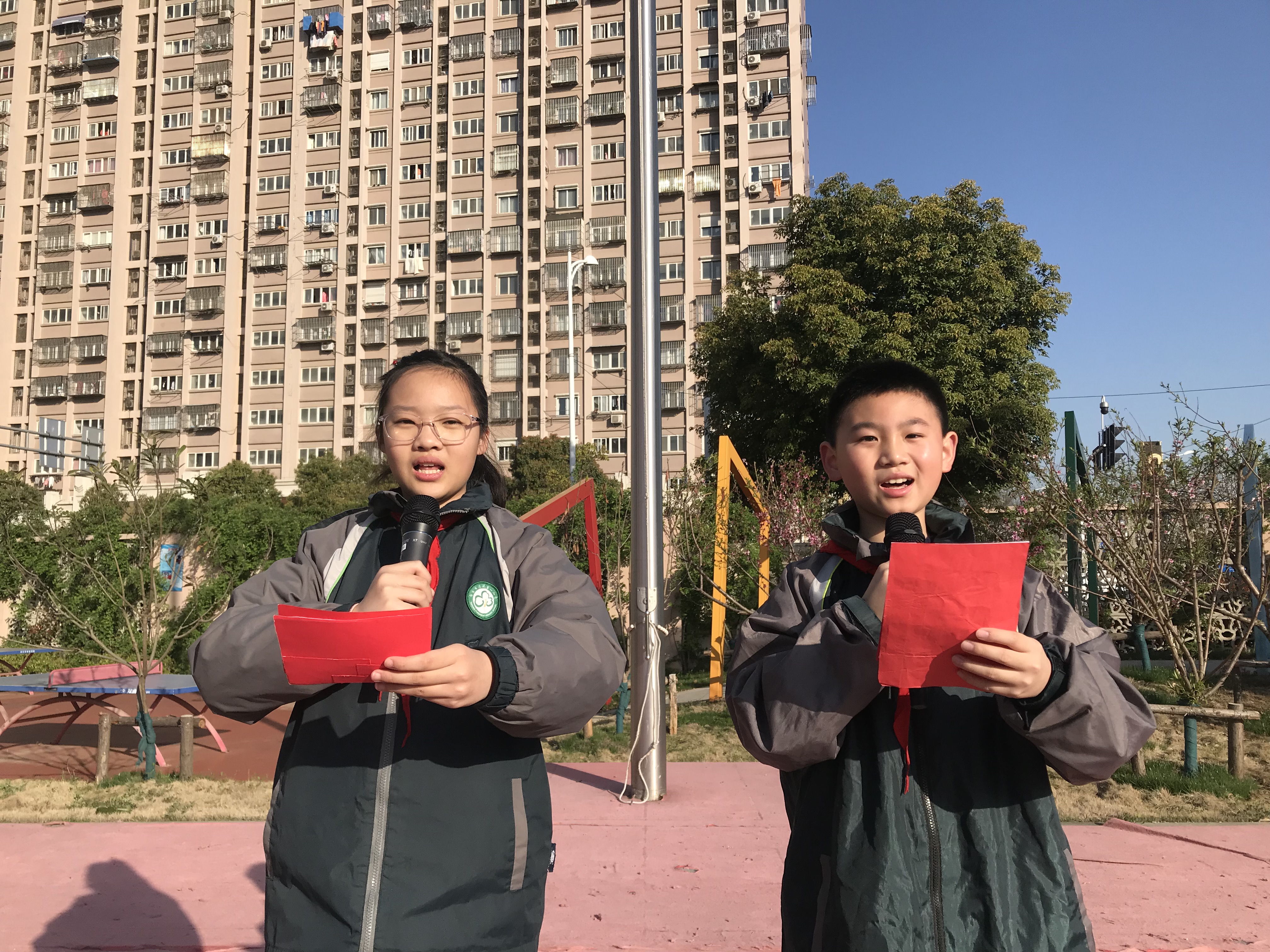 【花港一小】珍惜水资源 花港第一小学第五周主题升旗仪式