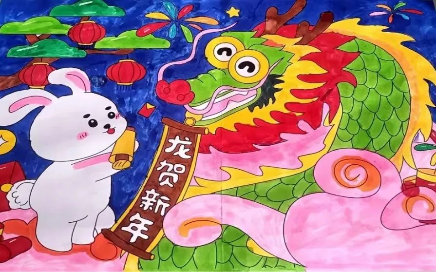 【正学丁三•教学】“语”众不同，“龙”重登场----丁家庄第三小学二年级语文创意寒假生活展示_html_51935d79.jpg