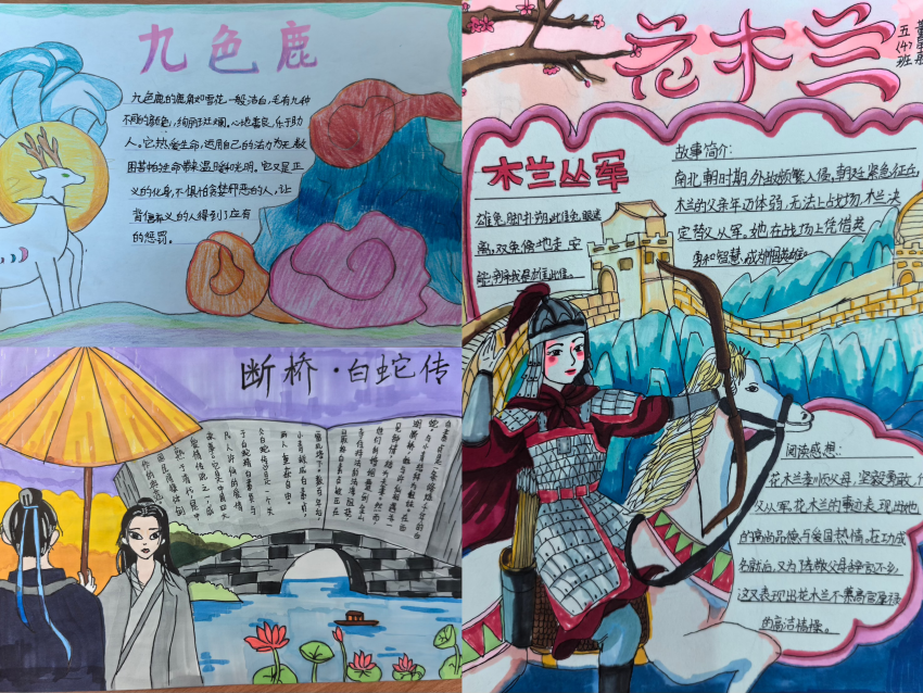 民间故事连环画 制作乐趣多——南湾营小学第十三届语文“i”悦读五年级活动报道_html_m5083d264.png