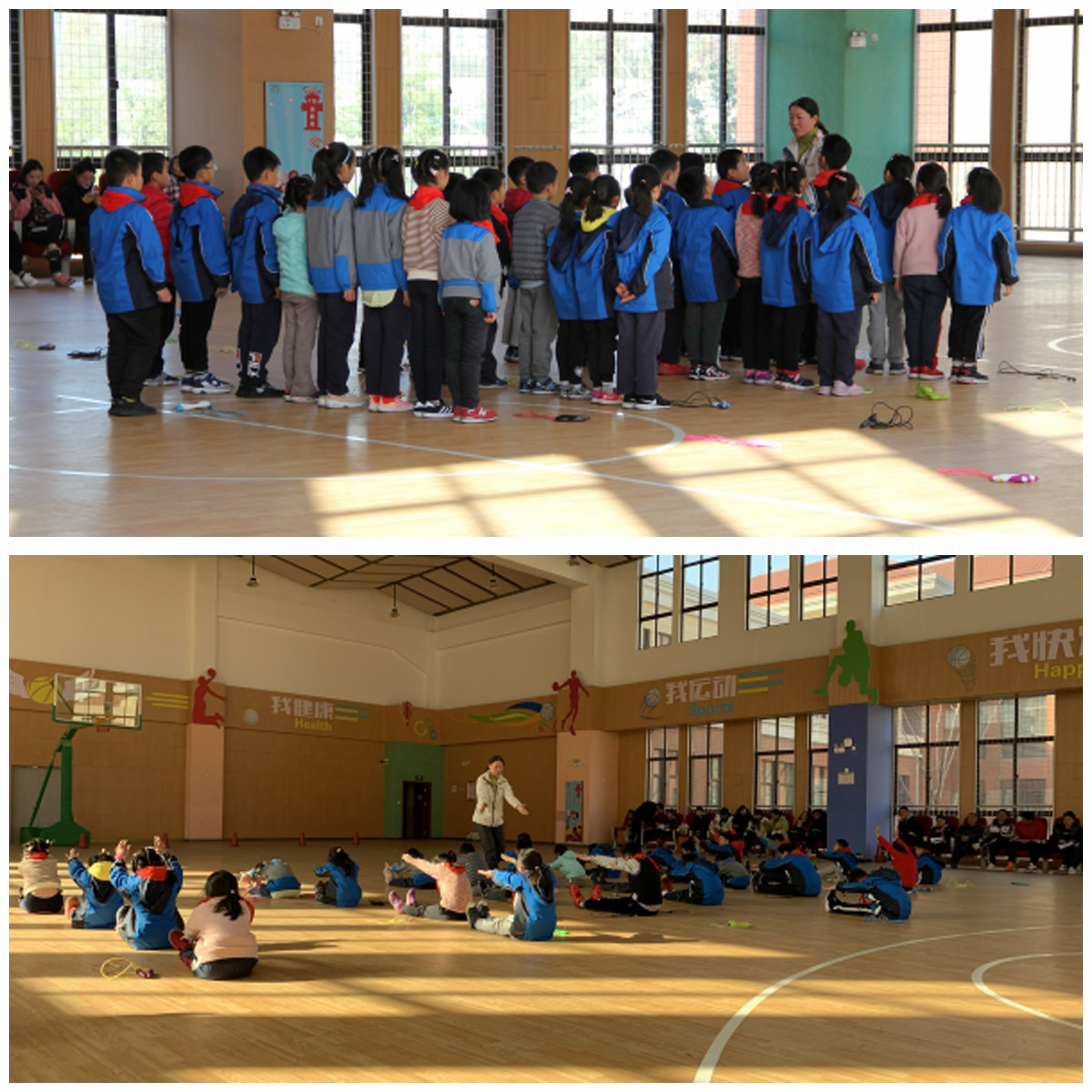 【知行晓庄】 西片共同体体育教研活动在晓庄小学举行