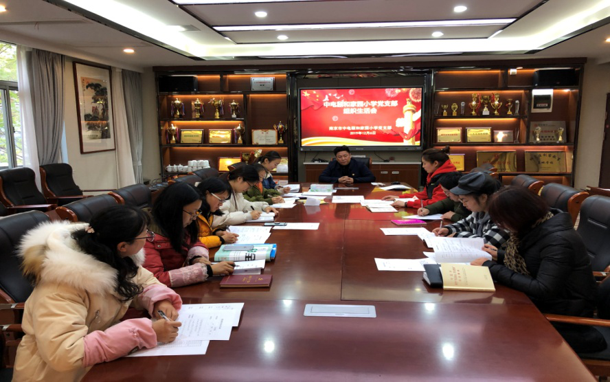 【养正颐小】不忘初心，砥砺前行 ——中电颐和家园小学党支部2019年党员组织生活会